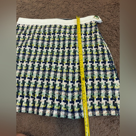 Kate Spade New York Pop Tweed Topper Blazer Jacket Skirt Set Outfit Size 8 $682 - Picture 13 of 13